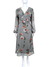 Floral Wrap Maxi Dress Size Medium