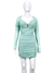 Oh Polly ST. GERMAIN  Embellished Long Sleeve Mini Dress in Mint Size US 8
