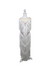 White Glitter Tassel Evening Dress Size MEDIUM